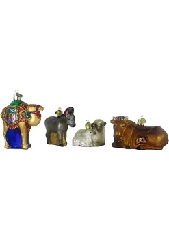 Wholesale ⌛ Old World 🎅 Christmas 14020 Glass Blown Nativity Collection 9pc Set Ornament 😉 -Old World Christmas Shop Belk 1012
