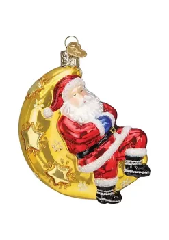 Best reviews of โจ Old World ๐ Christmas Blown Glass ๐ Christmas Ornaments, Moonlight Santa โญ