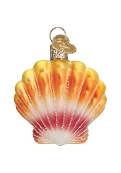 Flash Sale 🧨 Old World 🔔 Christmas Sunrise Shell Glass Blown Ornament for 🔔 Christmas Tree 🌟