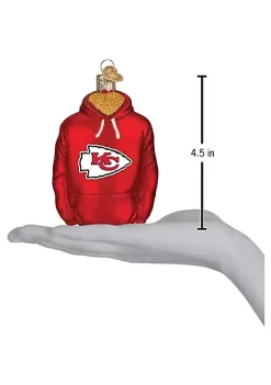 Budget 🤩 Old World 🎄 Christmas Kansas City Chiefs Hoodie Ornament For 🎄 Christmas Tree 😉 -Old World Christmas Shop Belk 1059