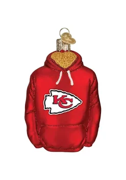 Budget 🤩 Old World 🎄 Christmas Kansas City Chiefs Hoodie Ornament For 🎄 Christmas Tree 😉 -Old World Christmas Shop Belk 1062