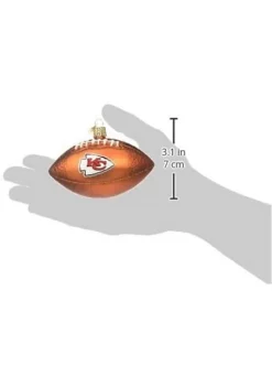 Outlet 😉 Old World 🎅 Christmas Kansas City Chiefs Football Ornament For 🎅 Christmas Tree ⌛ -Old World Christmas Shop Belk 1066