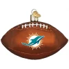 Hot Sale 🧨 Old World 🎅 Christmas Miami Dolphins Football Ornament For 🎅 Christmas Tree 🌟 -Old World Christmas Shop Belk 1110