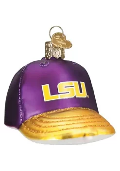 Discount ๐ Old World ๐ Christmas LSU โพ Baseball Cap Glass Blown Ornament for ๐ Christmas Tree โญ