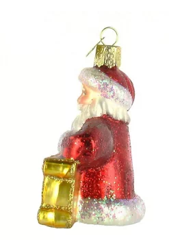 Best Sale 😀 Old World 🎄 Christmas Believe Santa Glass Blown Ornament 😍 -Old World Christmas Shop Belk 1130