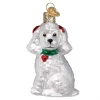 Coupon 🔥 Old World 🎄 Christmas Hanging Glass Tree Ornament, White Poodle 🔔 -Old World Christmas Shop Belk 1145