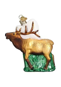 Outlet 🛒 Old World ❄ Christmas Elk Handcrafted Hanging Tree Ornament 👍