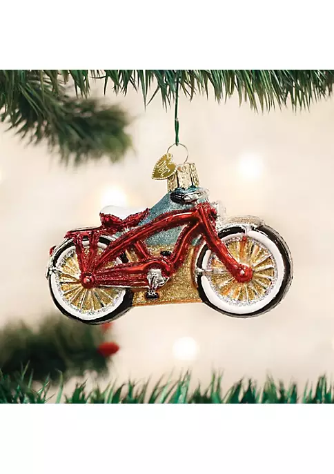 Cheapest โ๏ธ Old World ๐ Christmas Glass Blown Tree Ornament, Cruiser Bike ๐ 4 Cheapest โ๏ธ Old World ๐ Christmas Glass Blown Tree Ornament, Cruiser Bike ๐ - Image 2