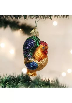 Promo 🔥 Old World 🔔 Christmas Rooster Glass Blown Ornament ⌛ -Old World Christmas Shop Belk 1203