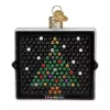 New 🤩 Old World 🎄 Christmas Glass Blown Ornament, Hasbro Lite Brite (#44174) 😉
