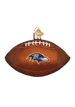 Cheap 🎁 Old World 🎁 Christmas Old World Blown Glass 🎁 Christmas Ornament, Baltimore Raven Football (#70300) 🥰 -Old World Christmas Shop Belk 1220