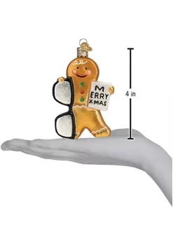 Discount 🧨 Old World 🎅 Christmas Glass Blown Tree Ornament, Gingerbread Optometrist 😍 -Old World Christmas Shop Belk 1249