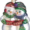 Best Sale ❤️ Old World ❄ Christmas Glass Blown Ornament Best Friends, 4.25" (#24008) ⭐ -Old World Christmas Shop Belk 1261