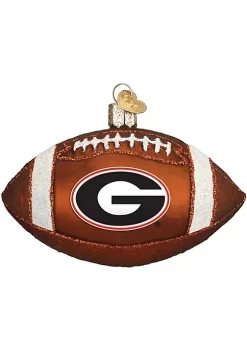Discount 🤩 Old World ❄ Christmas 62300 Glass Blown Georgia Football Ornament 👍 -Old World Christmas Shop Belk 1280