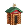 Budget 😉 Old World 🎄 Christmas Glass Blown Ornament, Lincoln Logs (#44176) ⌛