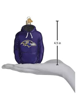 Best deal ❤️ Old World 🔔 Christmas Old World Blown Glass 🔔 Christmas Ornament, Baltimore Ravens Hoodie (#70303) 😀 -Old World Christmas Shop Belk 1308