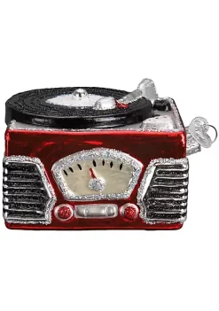 Best deal 🔔 Old World ❄ Christmas Record Player Handcrafted Hanging Tree Ornament ✔️