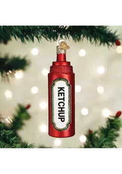 Discount 🥰 Old World ❄ Christmas Glass Blown Ornament (#32358) Ketchup, 4.5" 👏 -Old World Christmas Shop Belk 1332