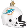 Best Sale 😉 Old World 🎁 Christmas Miami Dolphins Helmet Ornament For 🎁 Christmas Tree 👍 -Old World Christmas Shop Belk 1364