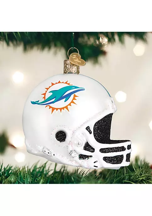 Best Sale π Old World π Christmas Miami Dolphins Helmet Ornament For π Christmas Tree π 4 Best Sale π Old World π Christmas Miami Dolphins Helmet Ornament For π Christmas Tree π - Image 2