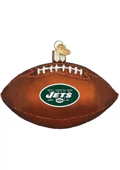 Hot Sale 🥰 Old World ❄ Christmas New York Jets Football Ornament For ❄ Christmas Tree 😀 -Old World Christmas Shop Belk 1372