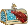 Best reviews of ❤️ Old World 🎅 Christmas Glass Blown Lobster Trap for 🎅 Christmas Tree 😀 -Old World Christmas Shop Belk 1383