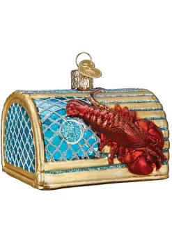 Best reviews of ❤️ Old World 🎅 Christmas Glass Blown Lobster Trap for 🎅 Christmas Tree 😀 -Old World Christmas Shop Belk 1388