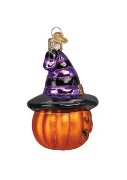 Outlet 🤩 Old World 🎄 Christmas Witch Pumpkin Glass Blown Ornament, 🎄 Christmas Tree 🔔 -Old World Christmas Shop Belk 1414