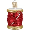 Coupon 👍 Old World ❄ Christmas Glass Blown Tree Ornament, Red Spool of Thread 🛒 -Old World Christmas Shop Belk 1439