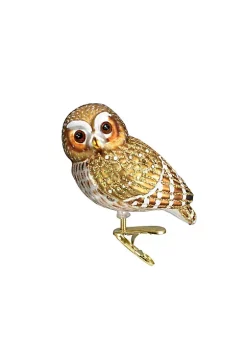 Hot Sale 😍 Old World 🎄 Christmas Pygmy Owl Glass Blown Ornament for 🎄 Christmas Tree 🔥 -Old World Christmas Shop Belk 1451