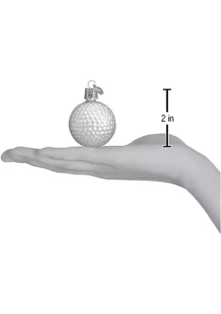 Promo 😉 Old World 🔔 Christmas Golf Ball Glass Blown Ornament ⭐ -Old World Christmas Shop Belk 147