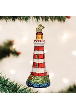 Discount 🔥 Old World 🎁 Christmas Collection Glass Blown Ornaments Sambro Lighthouse 😉 -Old World Christmas Shop Belk 1496