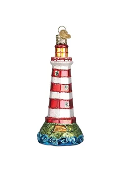 Discount 🔥 Old World 🎁 Christmas Collection Glass Blown Ornaments Sambro Lighthouse 😉 -Old World Christmas Shop Belk 1497