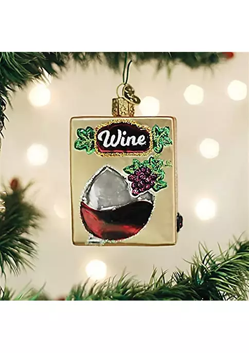 Hot Sale π Old World π Christmas (#32480) Glass Blown Ornament, Boxed Wine 3.25" π 4 Hot Sale π Old World π Christmas (#32480) Glass Blown Ornament, Boxed Wine 3.25" π - Image 2