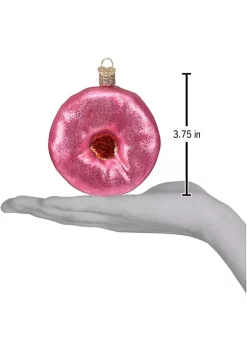 Hot Sale 💯 Old World 🎄 Christmas Ornaments Frosted Donut Glass Blown Ornaments, Assorted Colors (Pack of 1) 🥰 -Old World Christmas Shop Belk 1505