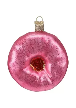 Hot Sale 💯 Old World 🎄 Christmas Ornaments Frosted Donut Glass Blown Ornaments, Assorted Colors (Pack of 1) 🥰 -Old World Christmas Shop Belk 1506