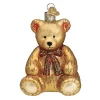 Coupon 🧨 Old World ❄ Christmas Glass Blown Ornaments Teddy Bear (#12543) 🎉