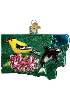 Cheap โค๏ธ Old World โ Christmas Glass Blown Tree Ornament, State of Washington ๐ฅ 10 Cheap โค๏ธ Old World โ Christmas Glass Blown Tree Ornament, State of Washington ๐ฅ -Old World Christmas Shop Belk 1528