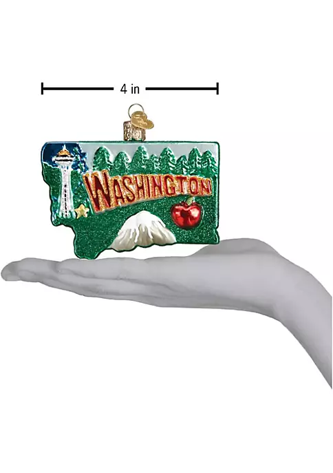 Cheap โค๏ธ Old World โ Christmas Glass Blown Tree Ornament, State of Washington ๐ฅ 7 Cheap โค๏ธ Old World โ Christmas Glass Blown Tree Ornament, State of Washington ๐ฅ - Image 5