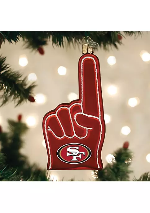 Budget βοΈ Old World π Christmas San Francisco 49ers Foam Finger Ornament For π Christmas Tree π₯° 4 Budget βοΈ Old World π Christmas San Francisco 49ers Foam Finger Ornament For π Christmas Tree π₯° - Image 2