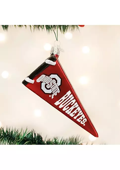 Hot Sale ๐ Old World ๐ Christmas 64806 Glass Blown Ohio State Pennant Ornament ๐ฅฐ 4 Hot Sale ๐ Old World ๐ Christmas 64806 Glass Blown Ohio State Pennant Ornament ๐ฅฐ - Image 2
