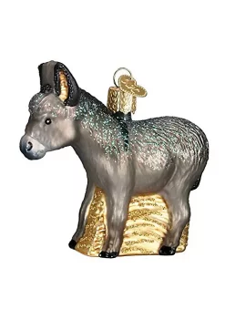 Best reviews of ⭐ Old World ❄ Christmas Ornaments Farm Animals Glass Blown Ornaments for ❄ Christmas Tree Donkey 🌟 -Old World Christmas Shop Belk 1582