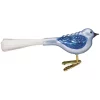 Best Pirce 😉 Old World 🎄 Christmas Fat Glitter Bird Glass Blown Ornaments, Assorted Colors, Pack of 1 👍 -Old World Christmas Shop Belk 1595
