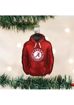 Promo 💯 Old World ❄ Christmas 60100 Glass Blown Alabama Hoodie Ornament 🧨 -Old World Christmas Shop Belk 1600