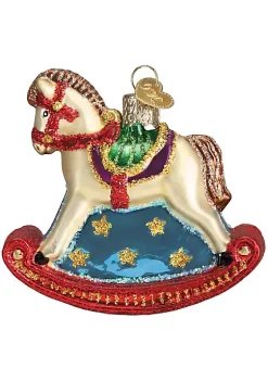 Deals 🎉 Old World 🔔 Christmas Hanging Tree Ornament, Rocking Horse ❤️ -Old World Christmas Shop Belk 1606