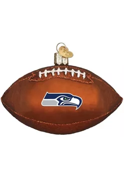 Brand new ๐ฅฐ Old World ๐ Christmas Seattle Seahawks Football Ornament For ๐ Christmas Tree ๐