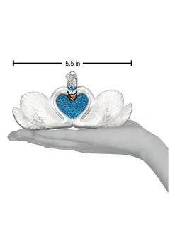 Best deal 🎉 Old World 🎄 Christmas Swans in Love Blown Glass 🎄 Christmas Ornament New with Box 🔥 -Old World Christmas Shop Belk 1634