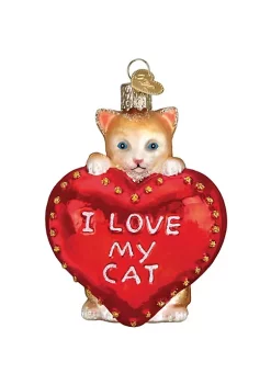 Deals 👏 Old World 🎄 Christmas I Love My Cat Glass Blown Ornament ⭐ 11 Deals 👏 Old World 🎄 Christmas I Love My Cat Glass Blown Ornament ⭐ -Old World Christmas Shop Belk 1641