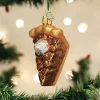 Cheapest 🌟 Old World 🎄 Christmas (#32453) Piece Of Pecan Pie Glassblown Ornamnet 👏