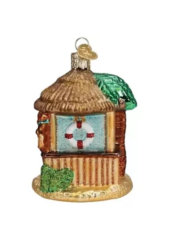 Top 10 💯 Old World 🎄 Christmas Tiki Hut Glass Blown Ornament for 🎄 Christmas Tree ⭐ -Old World Christmas Shop Belk 1654